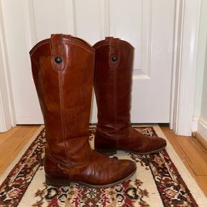 Frye Chestnut Melissa Button